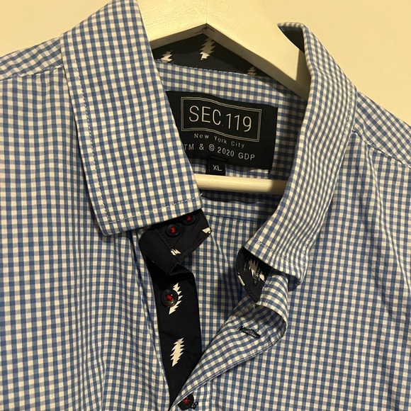 Sec 119 Grateful Dead Long Sleeve Button down Shirt - XL - Picture 2 of 6